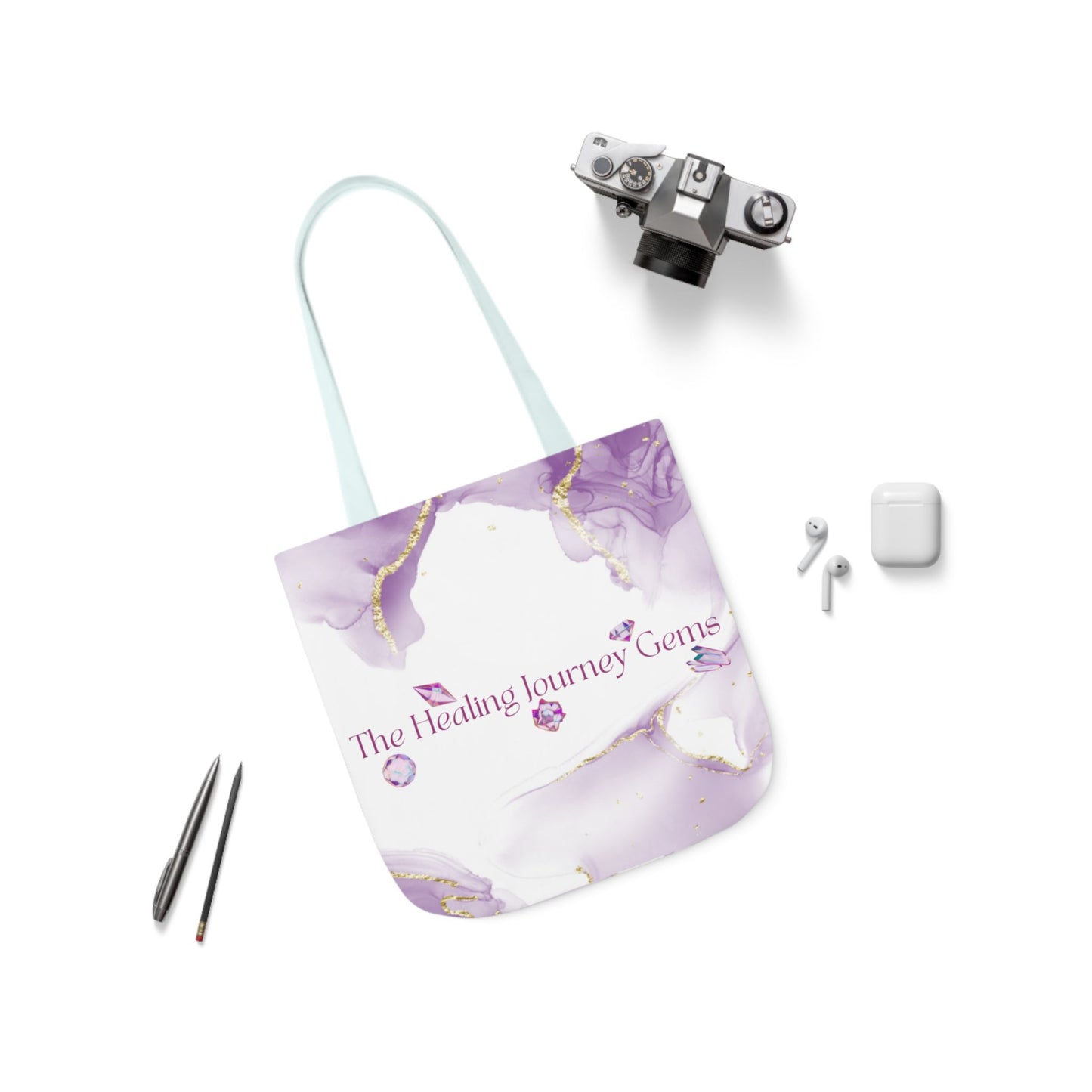 The Healing Journey Gems Signature Canvas Tote Bag
