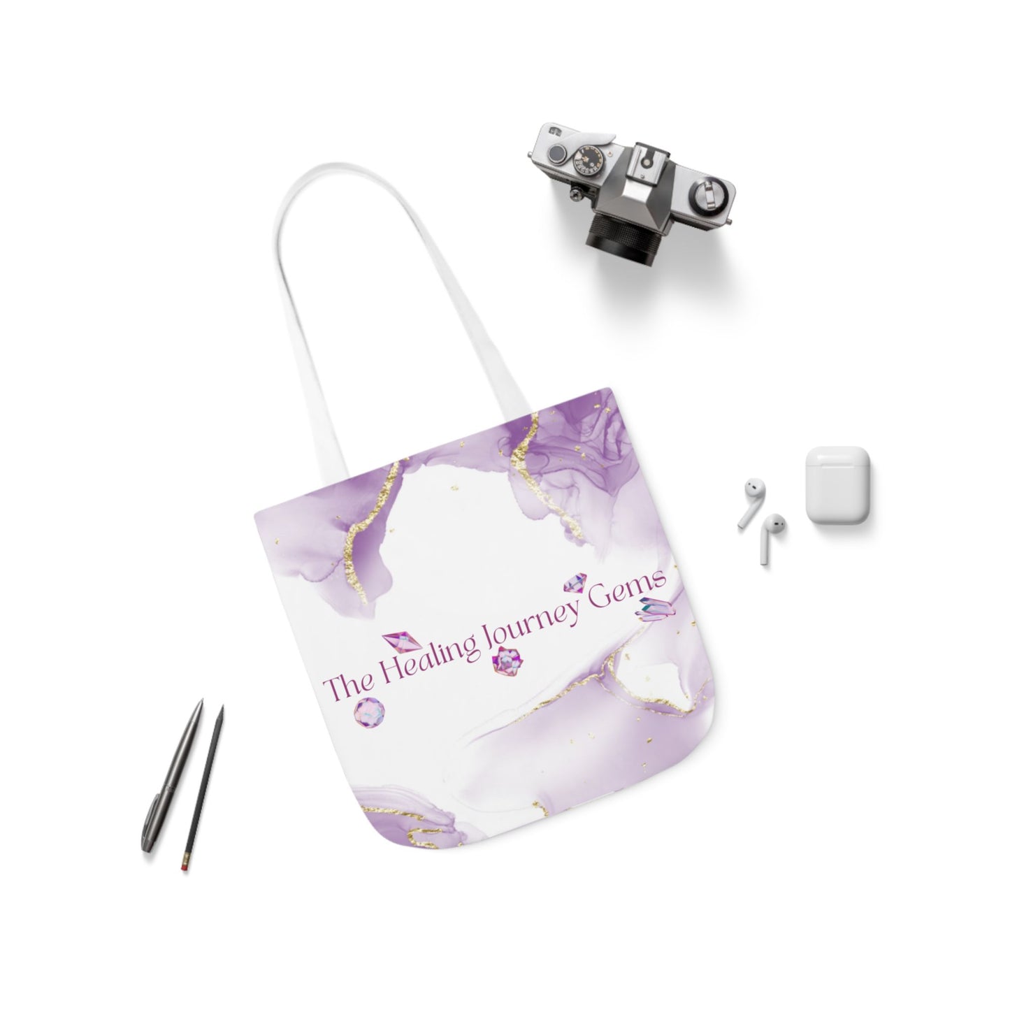 The Healing Journey Gems Signature Canvas Tote Bag