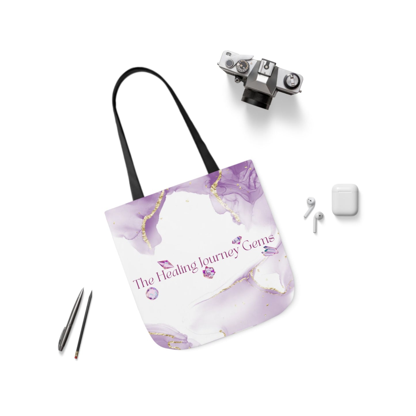 The Healing Journey Gems Signature Canvas Tote Bag