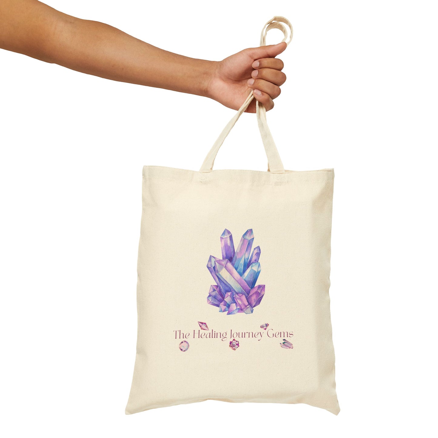 The Healing Journey Gems Cotton Tote Bag