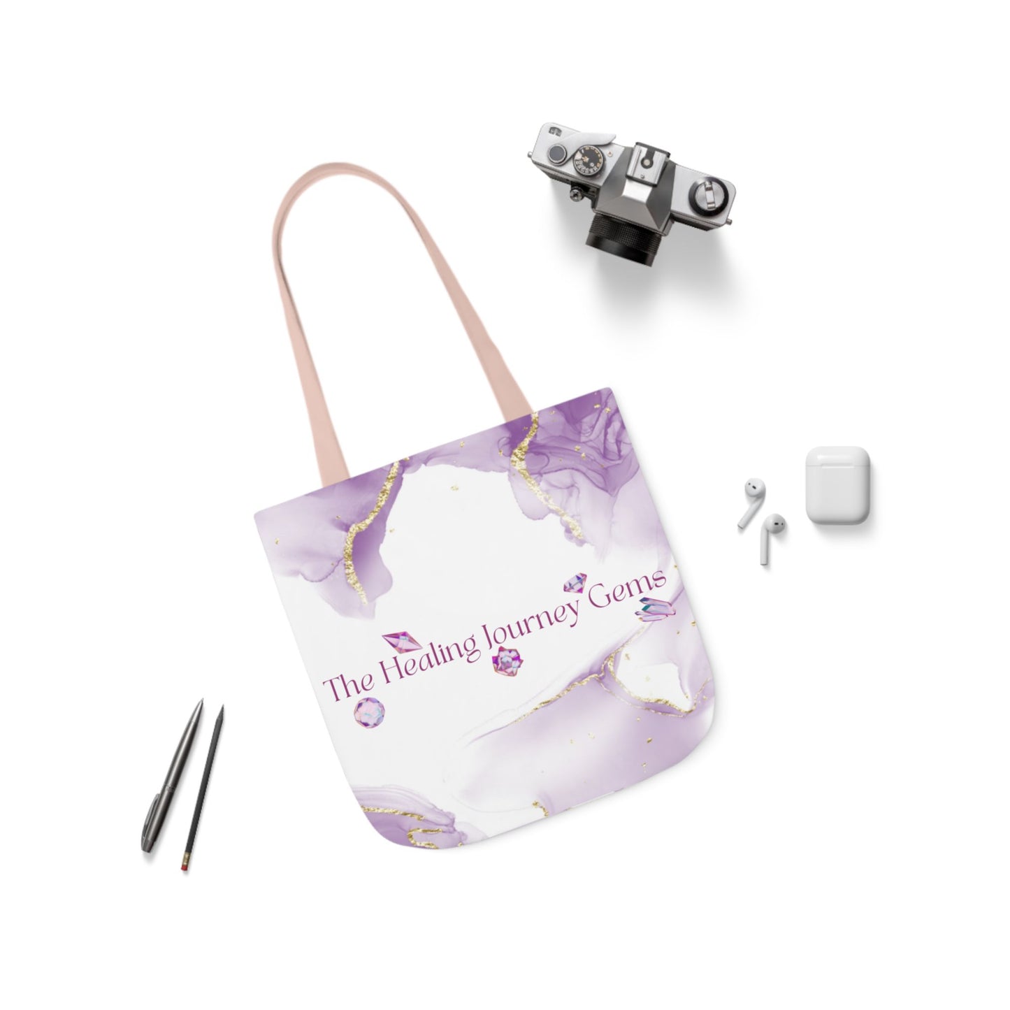 The Healing Journey Gems Signature Canvas Tote Bag