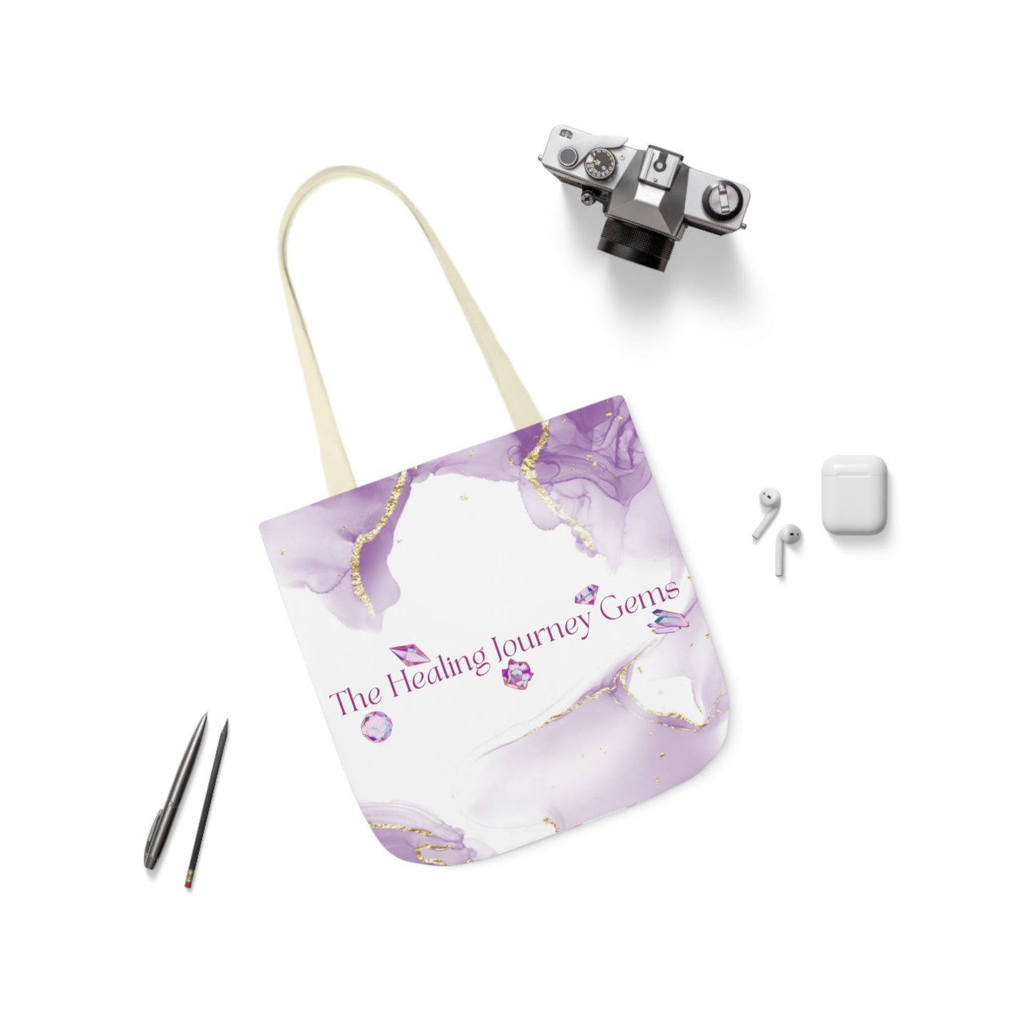 The Healing Journey Gems Signature Canvas Tote Bag