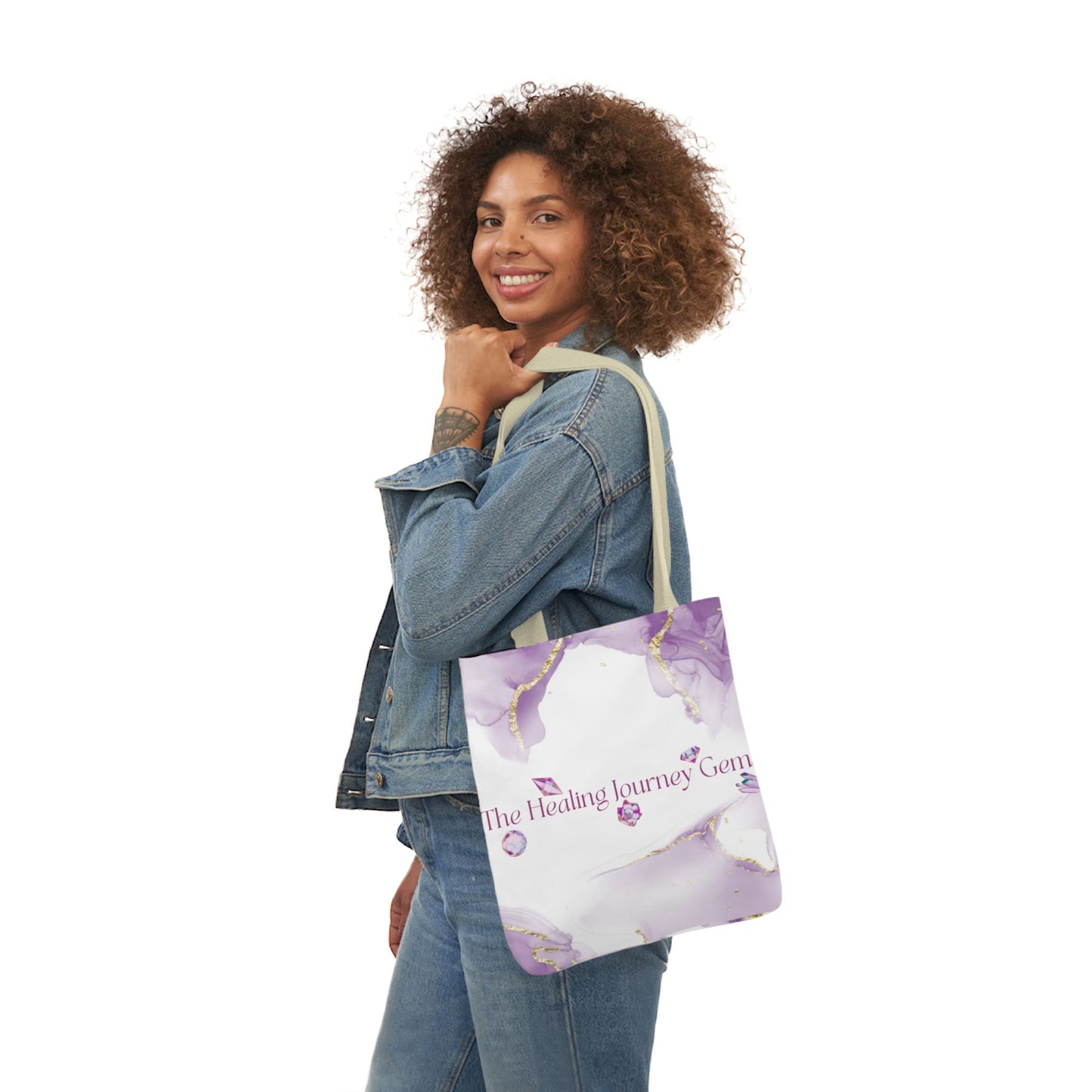 The Healing Journey Gems Signature Canvas Tote Bag