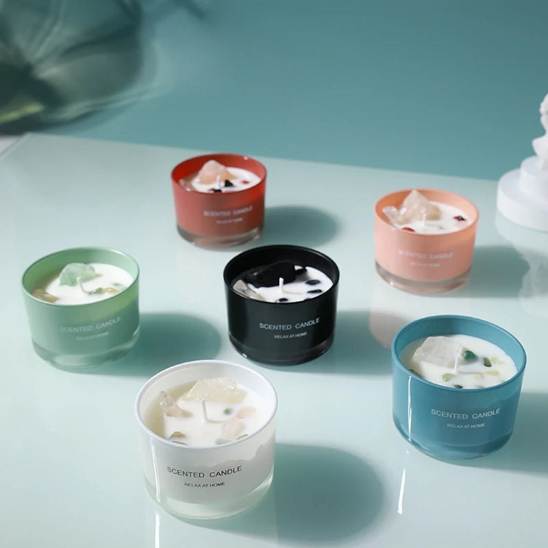 Gem Stone Aroma Candles