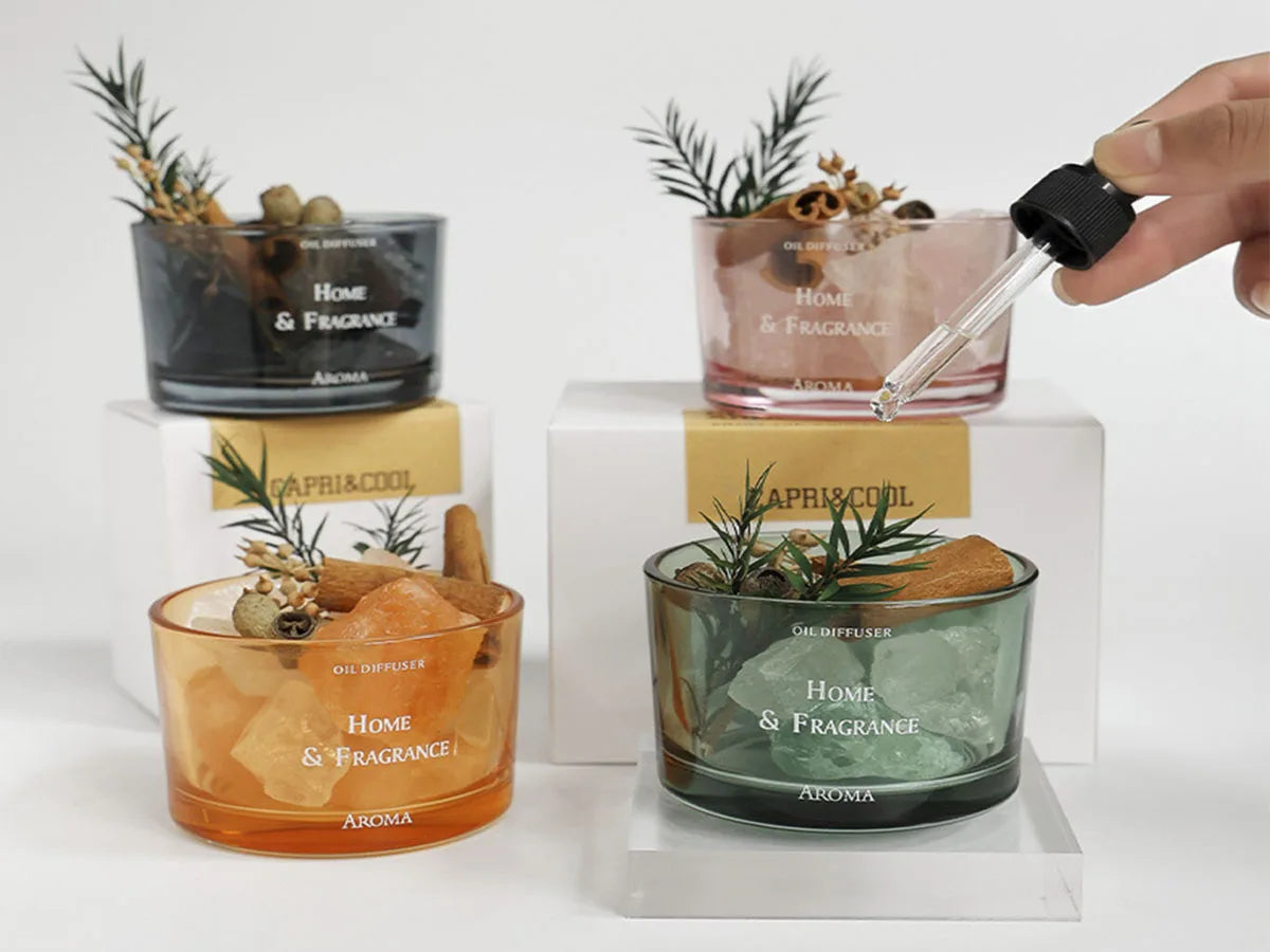 Natural Crystal Stone Essential Oil Diffuser