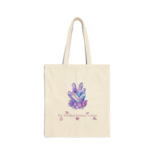 The Healing Journey Gems Cotton Tote Bag