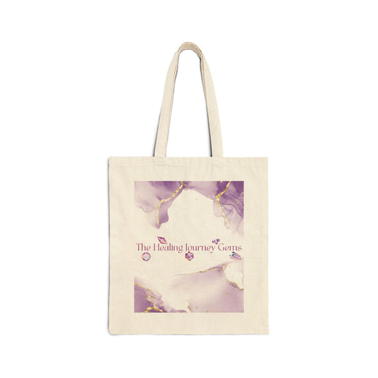 The Healing Journey Gems Cotton Tote Bag