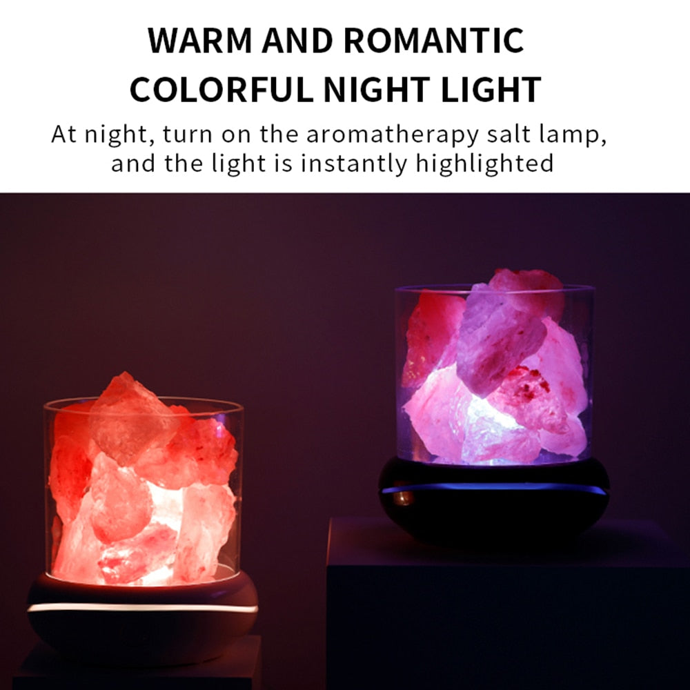 Natural Himalayan Salt Crystal Lamp The Healing Journey Gems